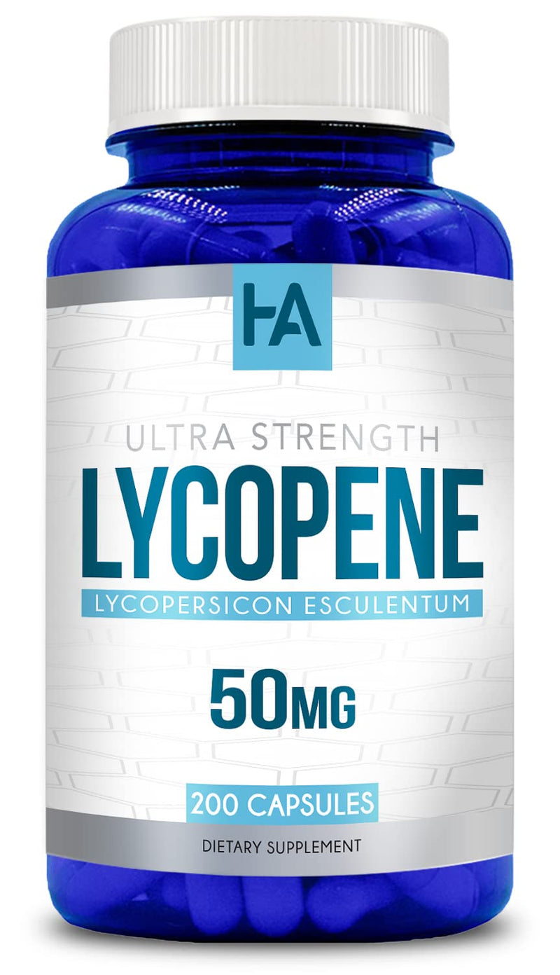 [Australia] - Healing Awakening Lycopene 50mg 200 Vegetarian Capsules (Non-GMO & Gluten Free) 