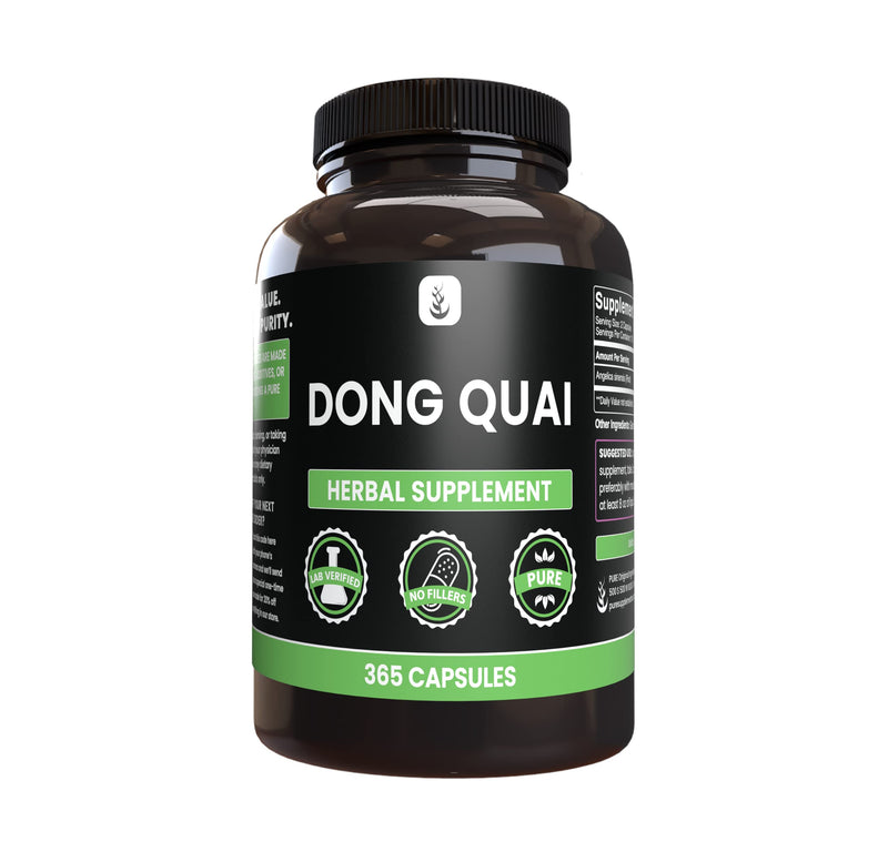 [Australia] - PURE ORIGINAL INGREDIENTS Dong Quai, (365 Capsules), No Magnesium Or Rice Fillers, Always Pure, Lab Verified 365 Count (Pack of 1) 