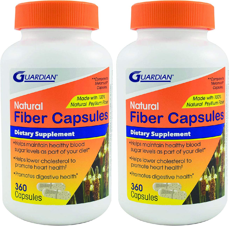 [Australia] - Guardian Psyllium Fiber Capsules, Natural Psyllium Husk (720Ct) 720 Count (Pack of 1) 