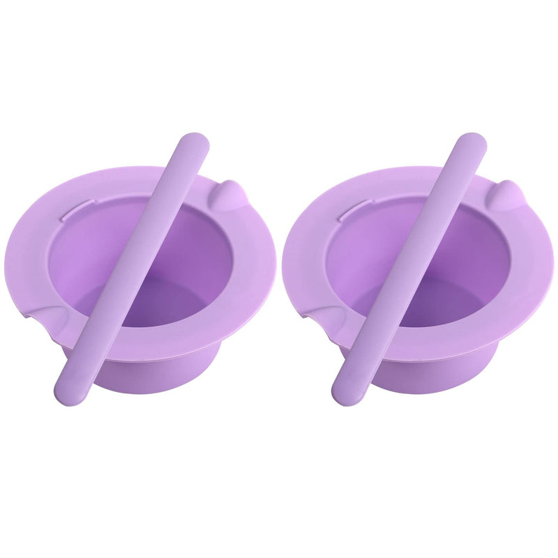 [Australia] - Electric Waxing Kit, Wax Warmer Silicone Liner for Tress Wellness Compatible with 16oz Waxing Kit Melting Wax Bowl for Tress Wellness Wax Warmer or for BLITZWAX Wax Warmer (Purple) 