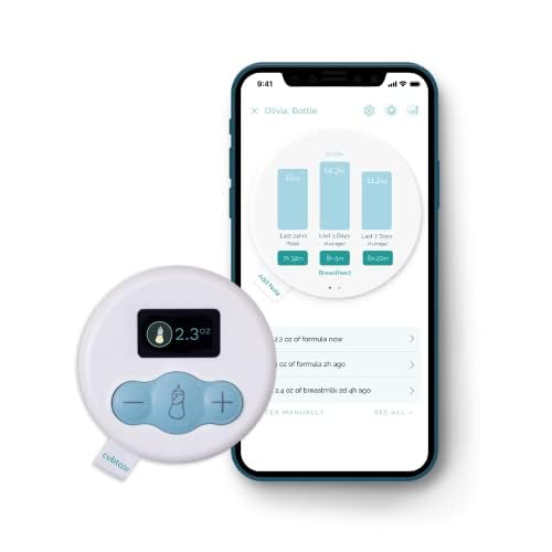[Australia] - Smart Milk Tracker - Bottle Cub: On-The-Spot One-Press Baby Care Logger, Reminders, Notifications, Routines, Multiple Caregivers, Pediatrician & Expert Support 