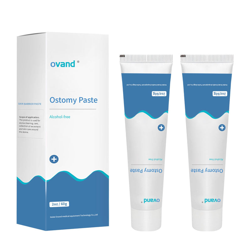 [Australia] - Ostomy Paste, Alcohol-Free Skin Barrier Ostomy Paste for Stoma filling to prevent leaks, Stoma Care Supplies Ostomy Supplies (2 box) 