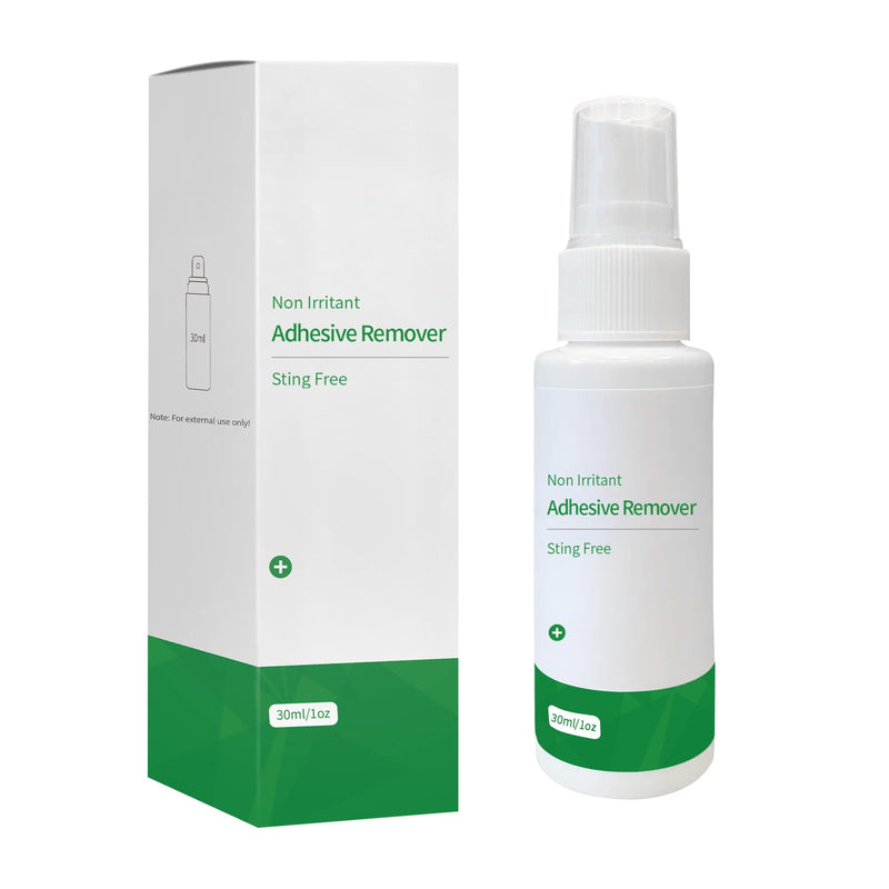 [Australia] - Adhesive Remover Spray, No-Sting Medical Adhesive Spray, Ideal for Ostomy Patients, Sensitive Skin and Bandage Removal, Low Residue, Quick Dry, Non-Sticky Formula 1 Pcs 