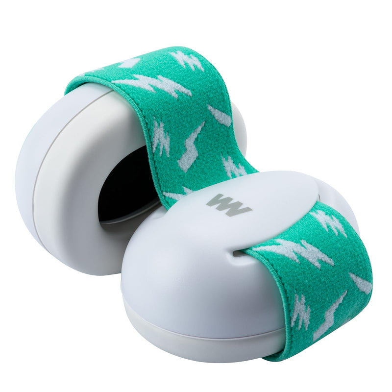 [Australia] - Mumba Baby Ear Protection Noise Cancelling Headphones for Baby Ages 3 to 24 Months Lightning Green 