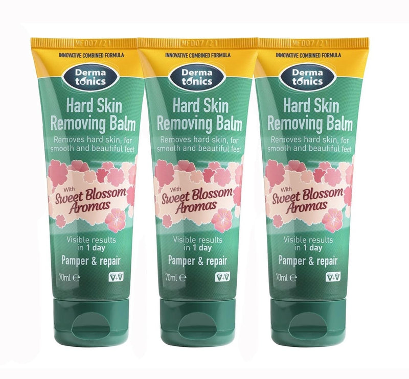 [Australia] - Dermatonics 10% Urea Callus Removing Cream – Removes Hard Skin, Moisturizes and Rehydrates Racked, Rough, Dead and Dry Skin – for Feet, Elbows, and Hands, 2.37 fl oz. Tube, 3 Pack 2.37 Fl Oz (Pack of 3) 