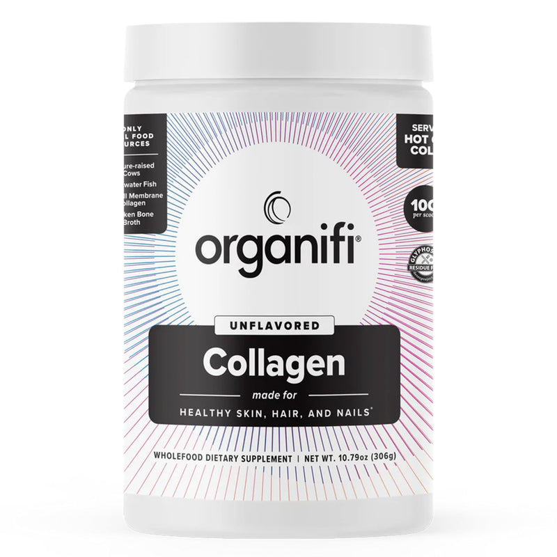 Organifi Unflavored Collagen Powder - Supports Stronger Skin, Nails, and Hair, 30 Servings 10.79 Ounce (Pack of 1)