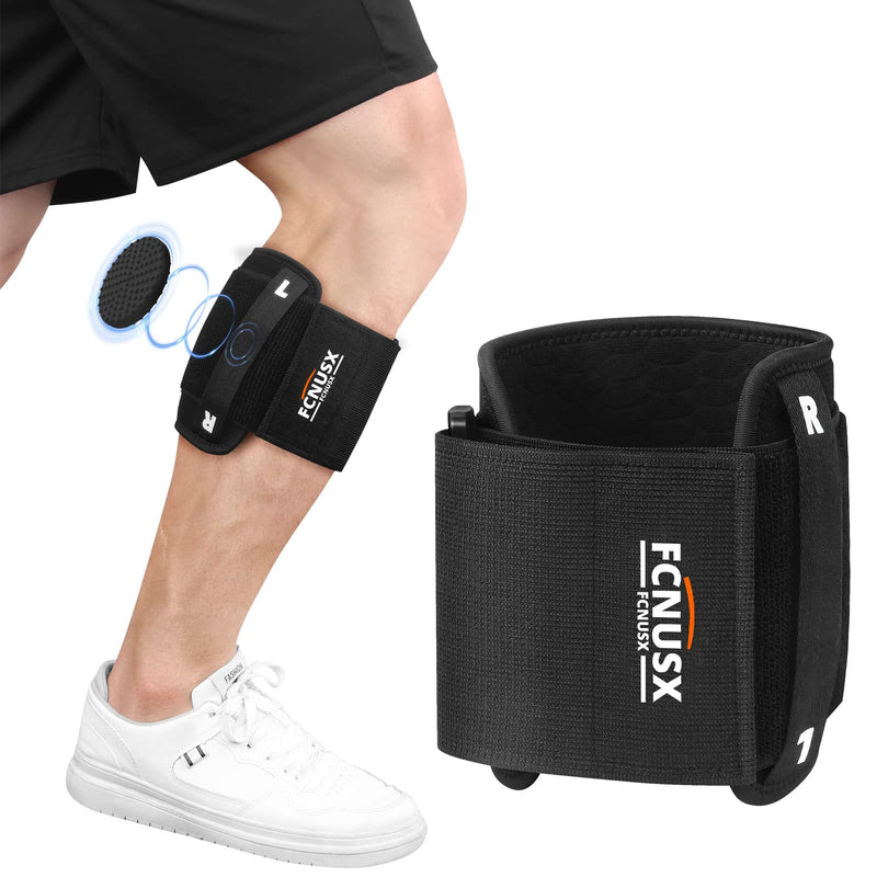 [Australia] - Sciatica Pain Relief Devices Brace - Sciatic Ease Nerve Pain Relief Brace for Men Women, Knee Braces with Pressure Pad Targeted Compression for Sciatic Nerve Pain, Lower Back, Hip One Size Black 
