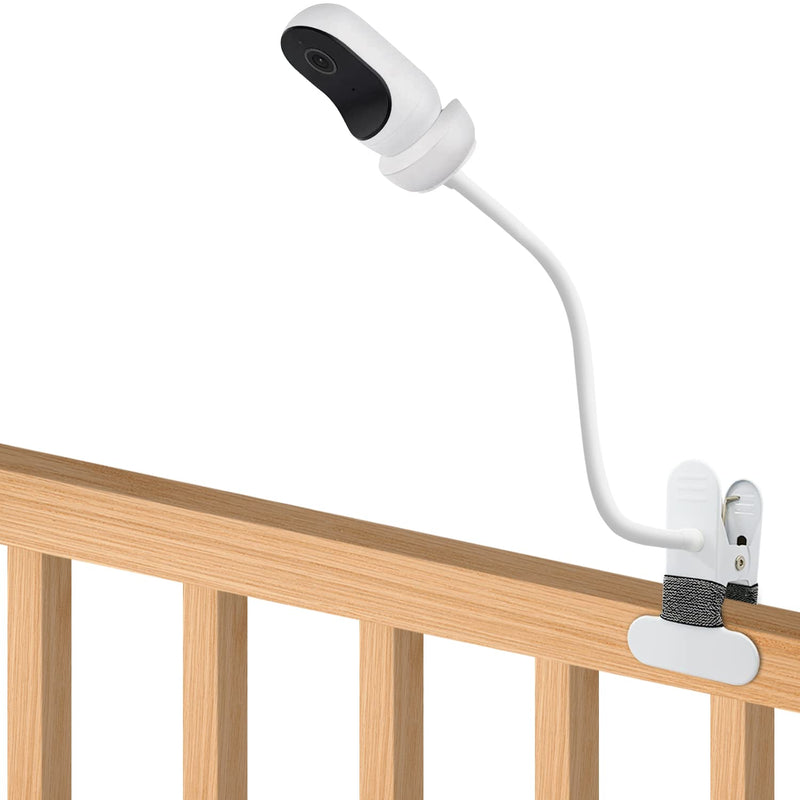 [Australia] - Baby Monitor Mount, Compatible with Owlet Cam/Duo & Other Cameras, 15.7in Flexible Clip, Wall Mount, Metal, Adjustable 