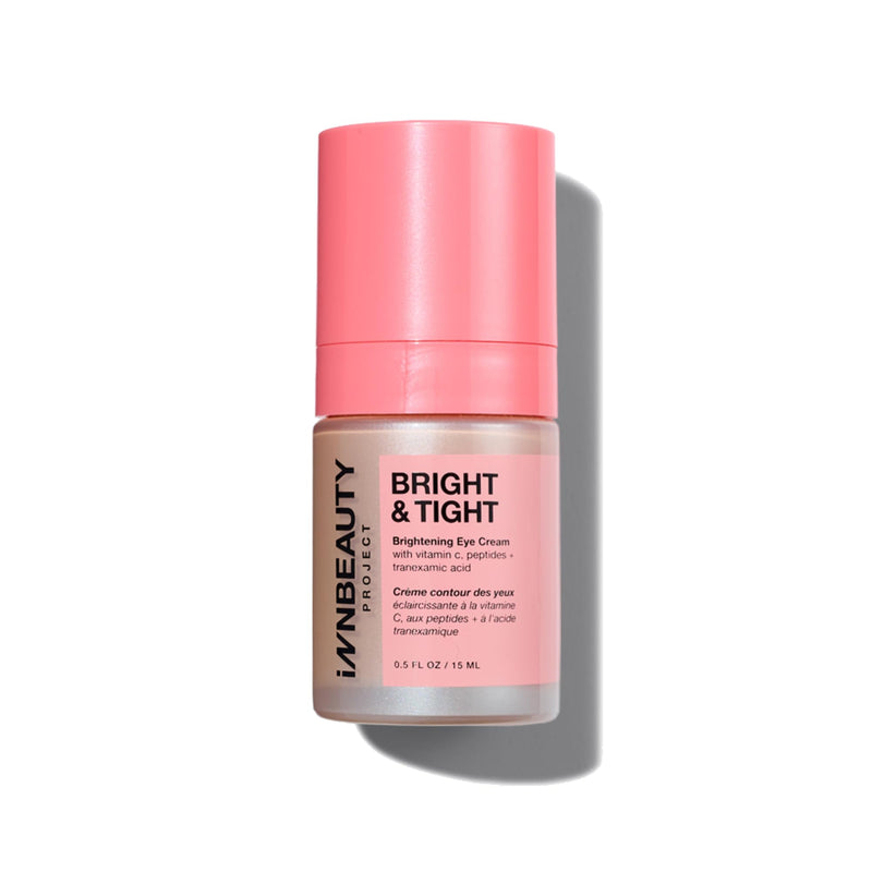 Innbeauty Project Bright & Tight Refillable Eye Cream, 0.5 oz (15 ml) | Targets dark circles and brightens with Vitamin C and caffeine