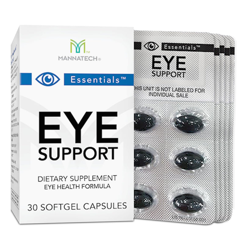 Mannatech - Eye Support Supplement - 30 Softgels | Contains Lutein, Zeaxanthin, Carotenoids, Supports Visual Function, Daily Eye Wellness, Easy-to-Swallow Softgels