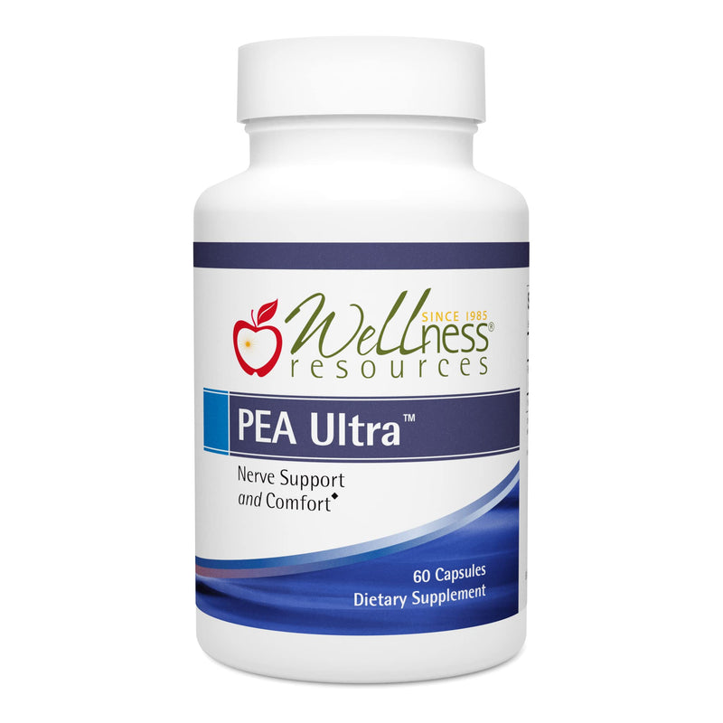 [Australia] - Wellness Resources Pea Ultra with Levagen+ High Absorption Pea Supplement for Minor Pain, Joint Health, Sleep Support, Brain Health & Stress Support - Palmitoylethanolamide 300mg, 60 Capsules 