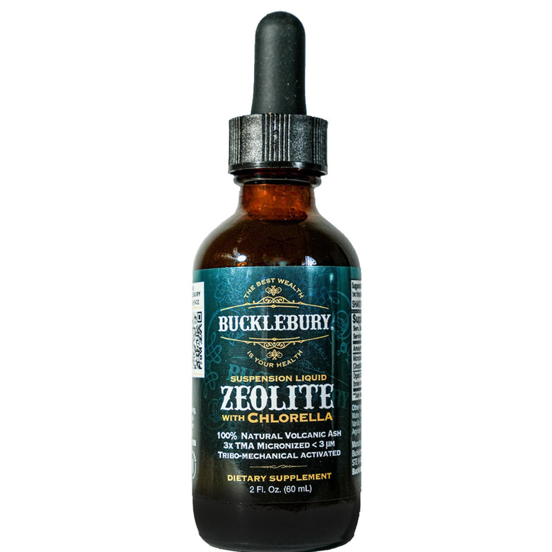 [Australia] - Zeolite Liquid Suspension w/Chlorella - Detox Support, Immune System and Digestive Tract Health Support for Kids and Adults (60 Servings) Zeolite Suspension Liquid with Chlorella 
