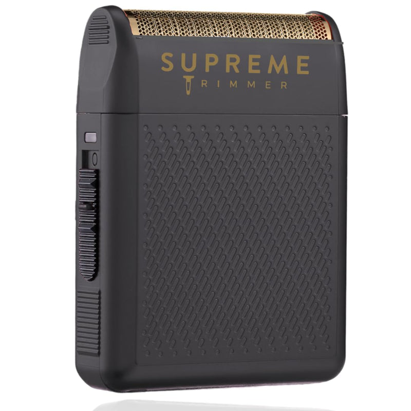 [Australia] - Supreme Trimmer Solo Single Foil Shaver for Pocket | 150 Min Runtime Cordless use, Powerful USB-C Mini Travel Razor for Professional & Home use | STF101 Black 