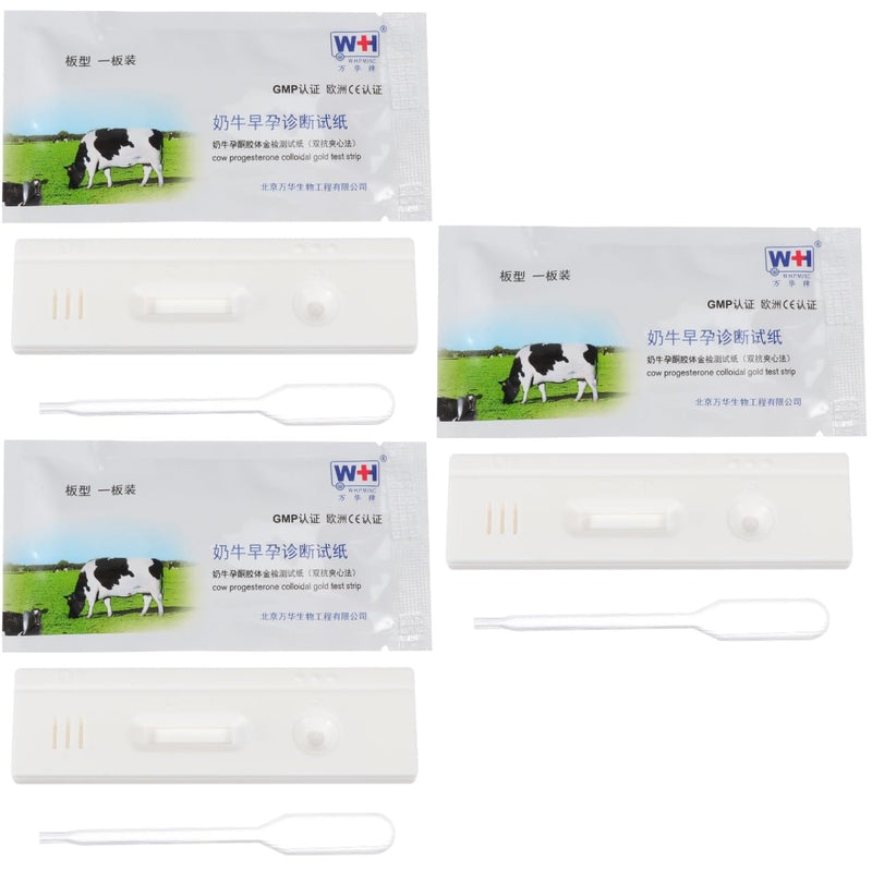 PATKAW 3 Pcs Pregnant Tester Cow Pregnancy Test Paper Pigs Pregnancy Test Strip Horse Pregnancy Test Strip Cattle Pregnancy Test Strips Farm Testing Tool Livestock Pregnant Test Paper Sow