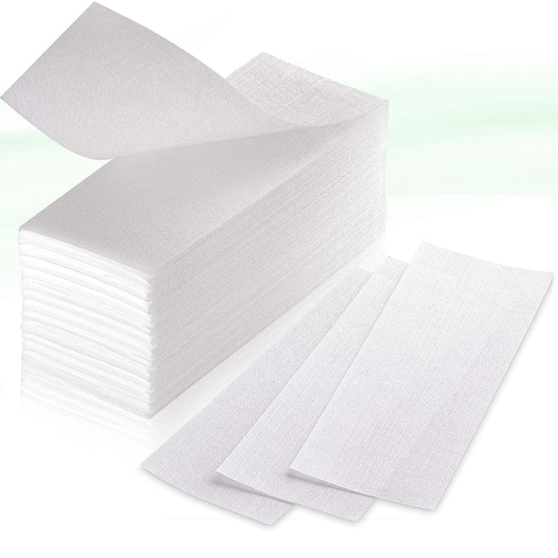 [Australia] - 150 Wax Strips - Non Woven Fleece Stripes For Warm Wax And Sugar Paste - Skin-friendly And Tear-resistant Hair Removal For Any Type Of Depilation On The Leg, Chest, Back, Intimate Area And Face 150 Wax Strips 