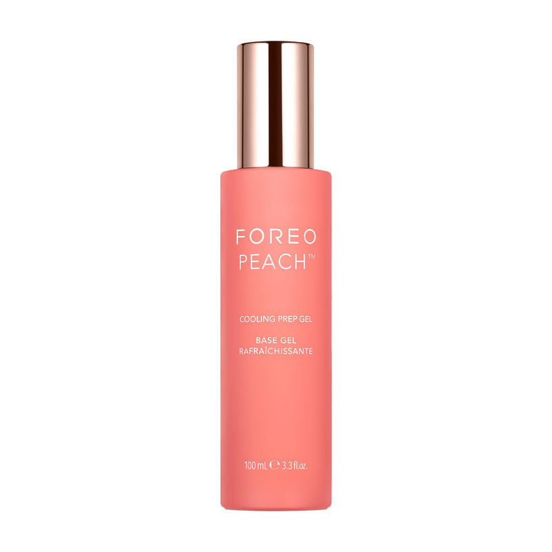 [Australia] - FOREO PEACH Cooling Prep Gel - Laser Hair Removal - Calming & Hydrating - 17 plant extracts, HA & Panthenol - Pain-free Hair Removal - During Treatment & Post- IPL Care - 3.3 fl.oz 