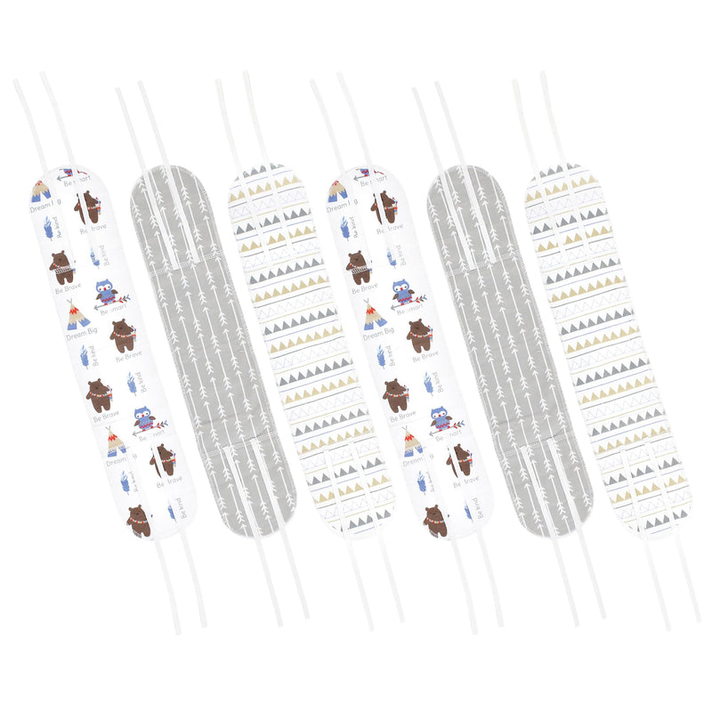 [Australia] - Luvable Friends baby-girls Belly Binder 6pkLuvable Friends Unisex Baby Belly Binder 6pk, Be Brave, 0-6 Months 
