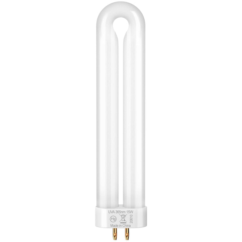 [Australia] - GOOTOP Replacement Bulb for Zap T6 Pro, K15, T9,X3,JY-02 Bug Zapper, 15W, 4-Pin Base, U-Tube Bulb Twin Tube Bulb 