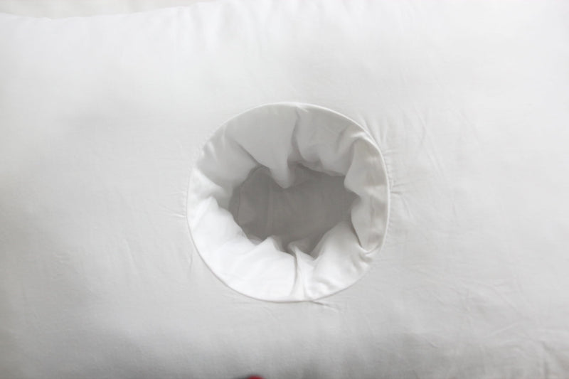 [Australia] - Ear Pillow Designed for Sleeping Comfort with Sore Ear Relief | Specialized for Ear Piercings | Memory Foam Pillow Tailored Chondrodermatitis CNH | Side Sleepers Piercings (White/Cotton, 3 Piece Set) White/Cotton 