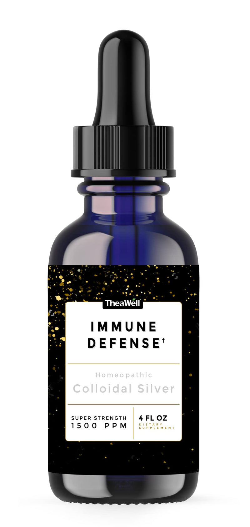 [Australia] - Colloidal Silver 1500 PPM, Super-Strength Concentration, Immune Defense, High-Grade Mild Silver Protein (4.00 Fl Oz, 4.00, Fl Oz) by TheaWell 4 Fl Oz (Pack of 1) 4.0 