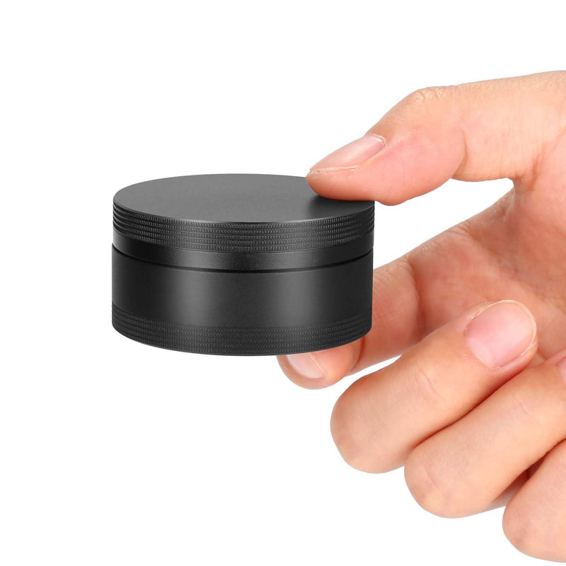 Portable Pill Case Pill Box Daily - Waterproof Single Metal Pill Organizer | for Pocket Purse, Aluminium Alloy Round Daily Medicine Container to Hold Vitamins, Fish Oil Medium Size M