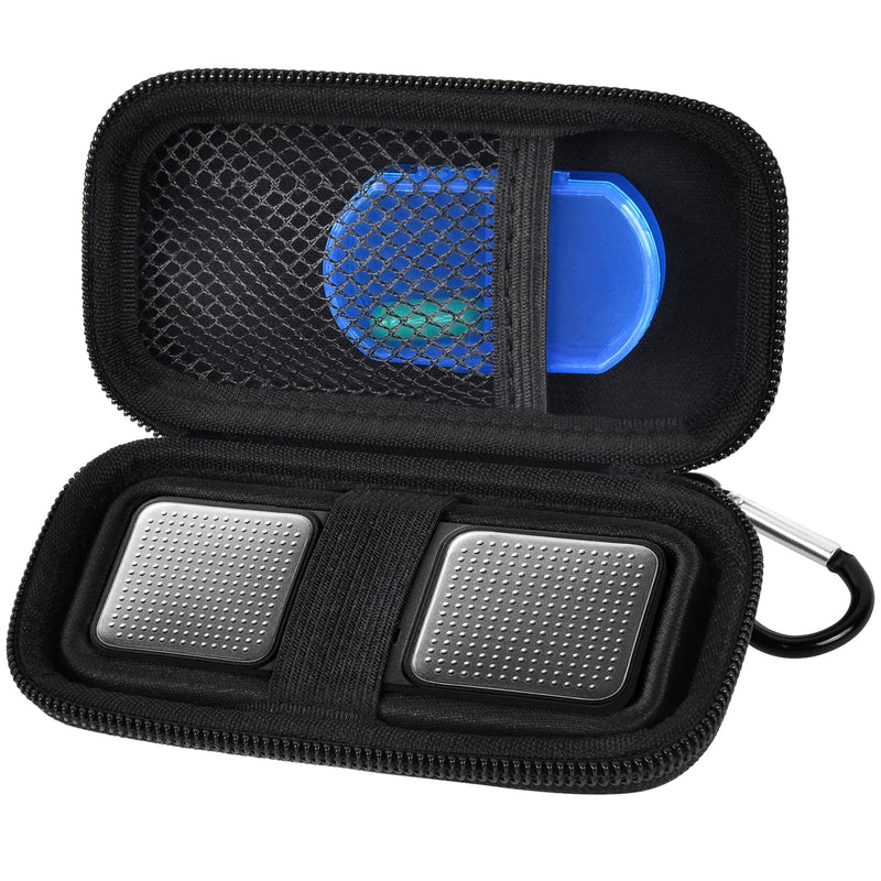[Australia] - Case for KardiaMobile 1L 6L Personal EKG Monitor, Storage Holder Fits for Sec Portable Heart Rate Monitor, Cardiac Mobile Heart Monitor Bag Organizer（Pill Box Included）(Box Only) (Full Black) 