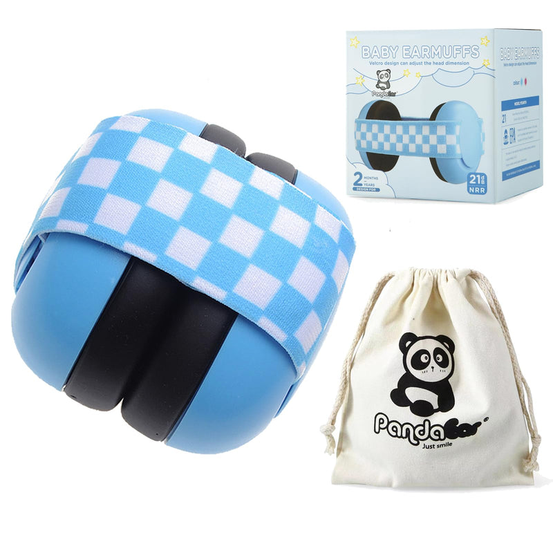 [Australia] - PandaEar Baby Ear Protection, Noise Cancelling Headphones EarMuffs for Babies & Toddlers 0-3 Years Blue 