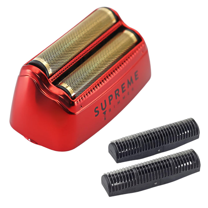 [Australia] - Supreme Trimmer Replacement Foil & Cutter SB63 | Hypoallergenic Foil for Crunch STF602 | Red Red Foil & Cutters 