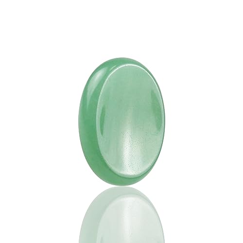 Worry Stones Green Aventurine Crystal, Oval Palm Stone(1PCS)