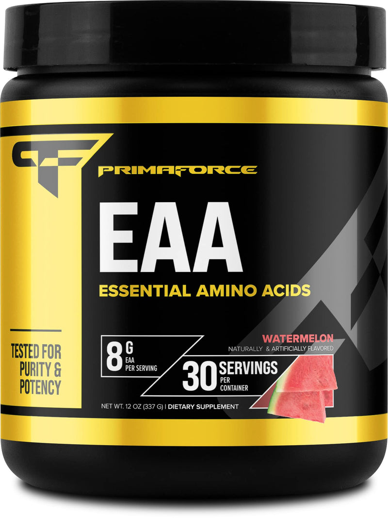 [Australia] - Primaforce EAA Powder (30 Servings) | Essential Amino Acids for Pre/Intra Workout and Recovery - Non-GMO and Gluten Free (Watermelon) Watermelon 