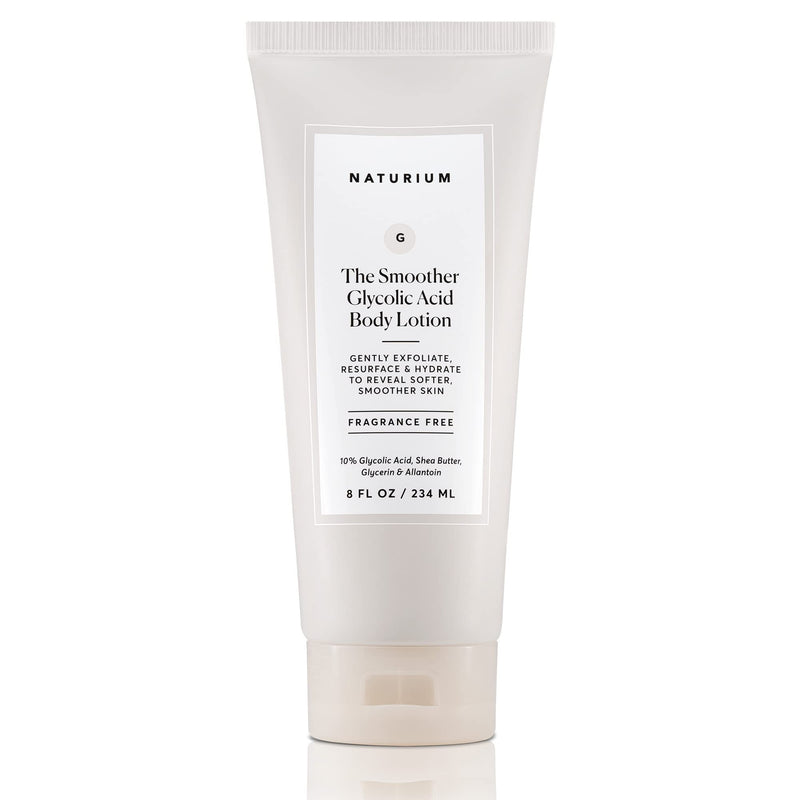 Naturium The Smoother Glycolic Acid Body Lotion, Resurfacing & Exfoliating Treatment, with 10% Glycolic Acid, 8 oz 8 Fl Oz (Pack of 1)