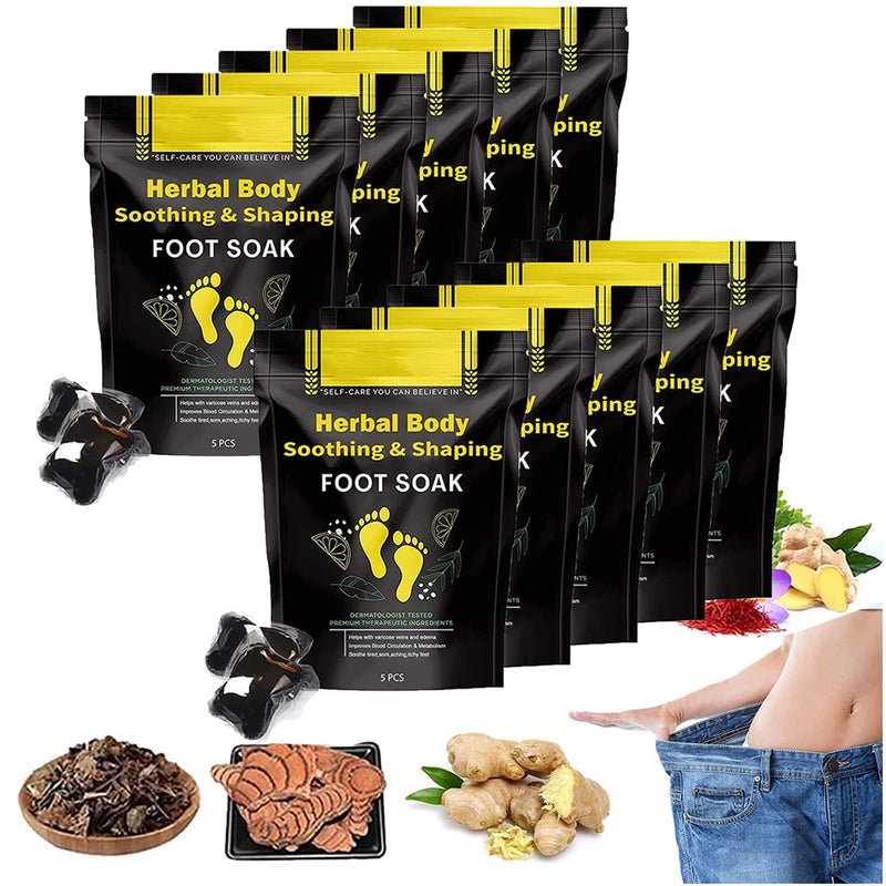 [Australia] - 50Pcs Herbal Detox Cleansing Foot Soak Beads, Herbal Detox and Shaping Foot soak Beads Body Detox Foot Soak Natural Herbal Foot Massage Beads, Relaxing and Soothing Experience for Men and Women 50pcs 