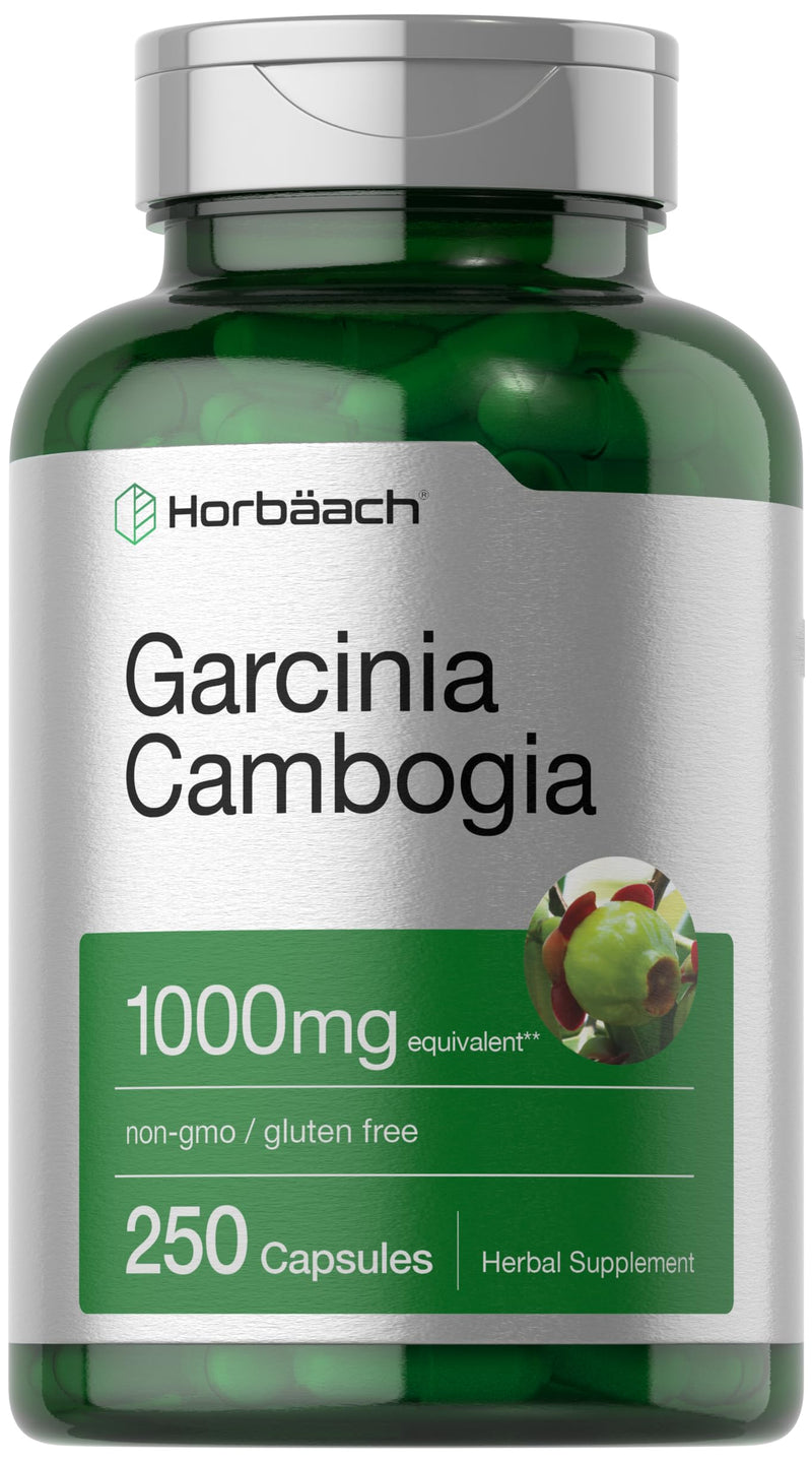[Australia] - Horbaach Garcinia Cambogia Extract Pills | 1000mg | 250 Capsules | Herbal Extract Supplement | Non-GMO, Gluten Free 