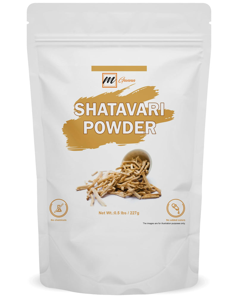 [Australia] - 100% Natural Shatavari/Asparagus Racemosus Powder for Health and Skin Care 0.5 LBS / 227 GMS 