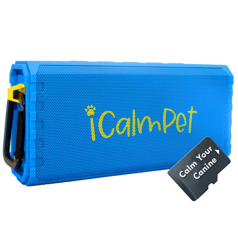 Calm Canine Gold Pak | iCalmPet Ruff 'n Ready Portable Speaker with 3-hrs Dog Calming Music - PawsPlanet Australia