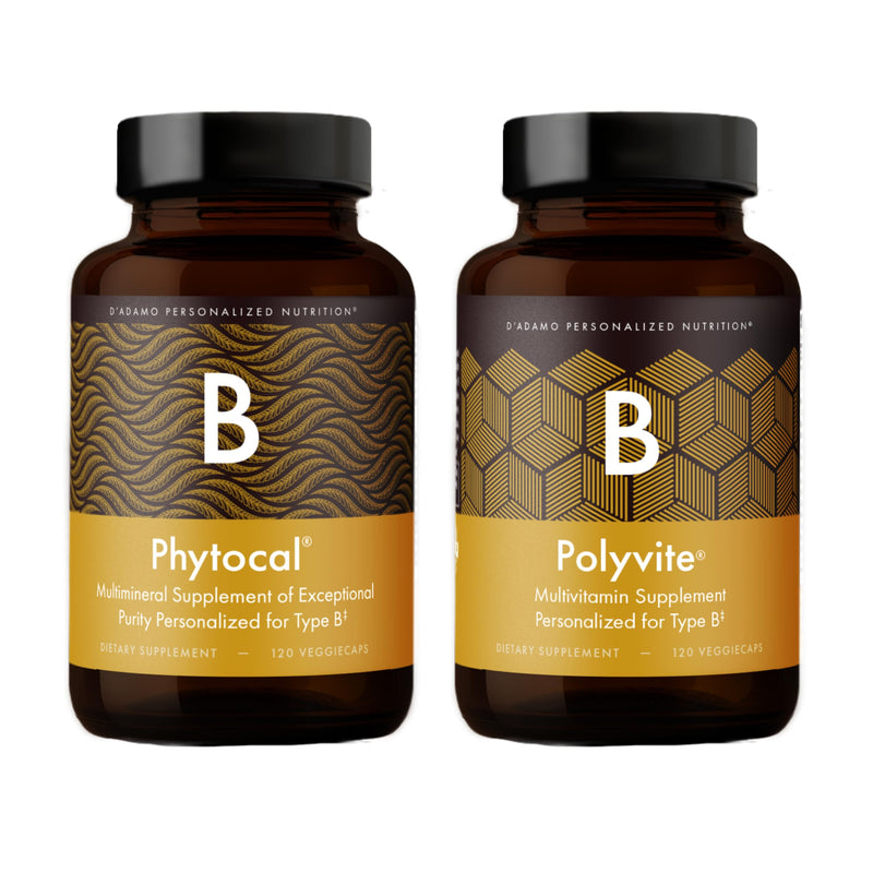 D'Adamo Personalized Nutrition - Optimal Health Stack (Blood Type B) blood type B