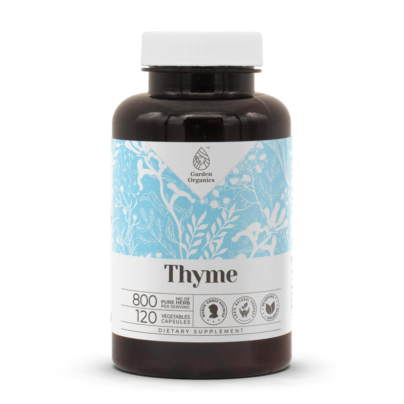 [Australia] - Thyme 120 Capsules | High-Potency Capsules, Herbal Dietary Supplements | Made with Vegetable Capsules and Thyme (Thymus Vulgaris) Dried Leaf (120 Capsules) 
