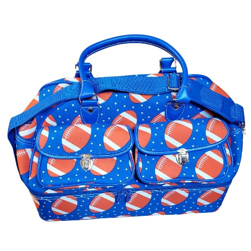 football duffle luggage overnight travel bag kids boy and girls diaper bag carry on