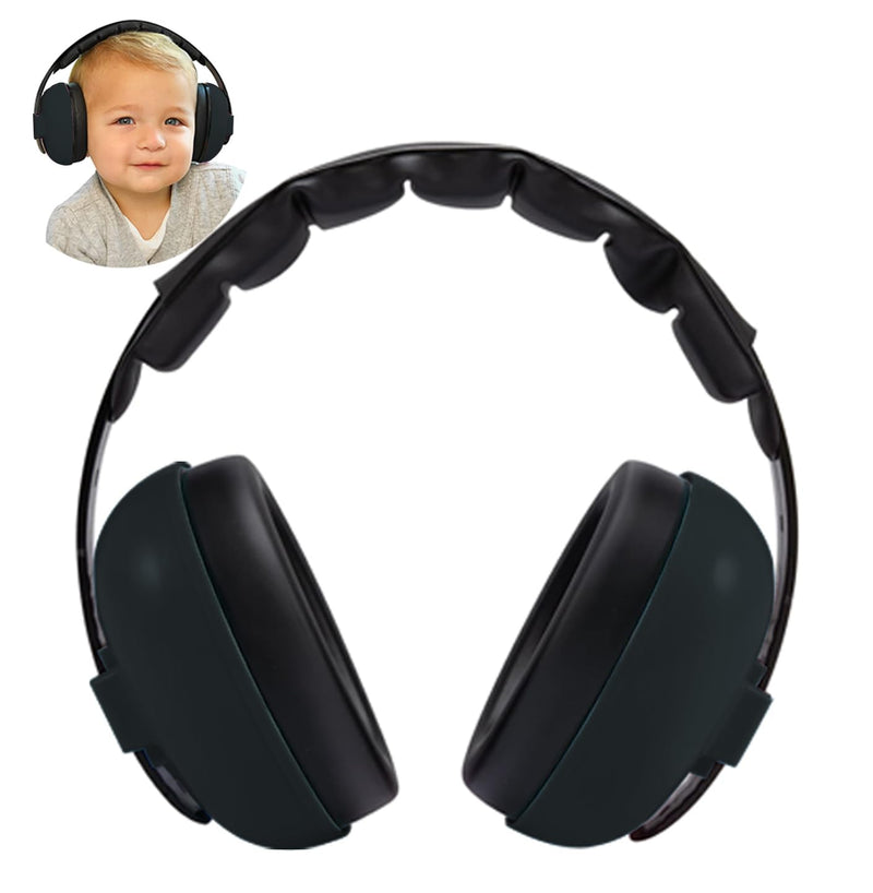 [Australia] - Baby Ear Protection Noise Cancelling Earmuffs Infant HeadPhones for Babies for 3 Months to 3 Years Black 