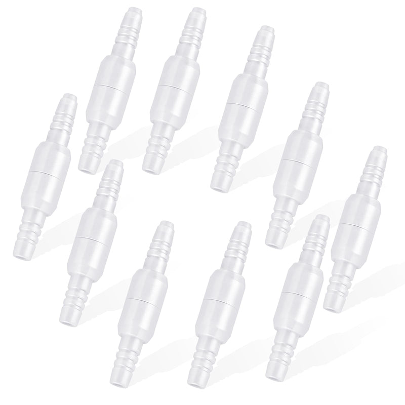 [Australia] - 10 Packs Oxygen Tubing Swivel Connector for Oxygen Tubing - Oxygen Cannula Connector, Avoid Tangling of Tube (Male to Male) 