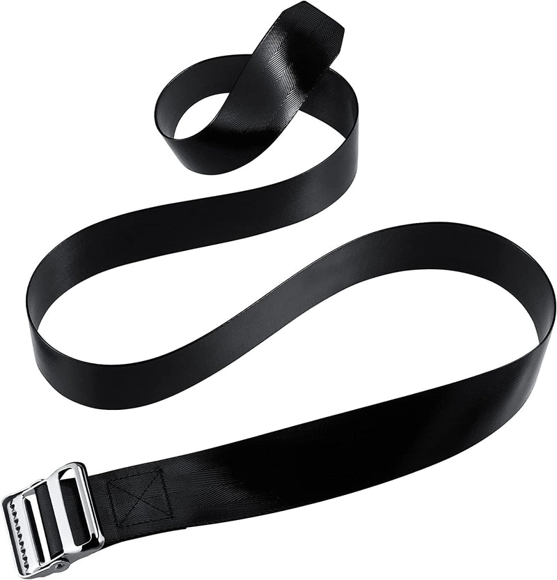 [Australia] - Vinyl Gait Belt Transfer for 60 Inch Assist Device Safety Occupational Physical Therapy Gate with Metal Buckle Handles Elderly Pediatric Caregiver Nurse Therapist Transfer Gait Belt Standing Aid 