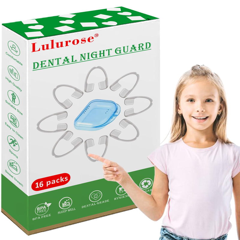 [Australia] - Mouth Guard Nighttime Protection for Teeth | Dental Guard for Grinding & Clenching Teeth with Portable Hygiene Case | BPA Free Ready to Wear, Sleep Well, Disposable, One Size Fits All 16 Count 
