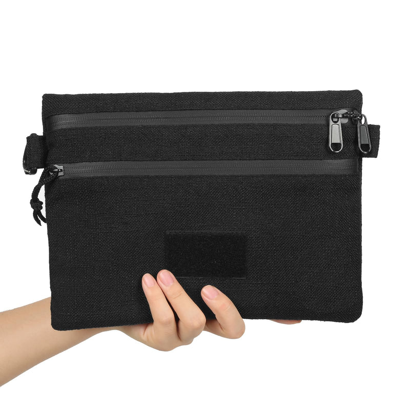 [Australia] - Smell Proof Bag-10x7 inch,Dog-Tested Smell Proof Pouch Container,Odorless Scent Proof Bags Storage For Travel Storage, No Smell Odor Proof Bags Carbon Lined (black) （10x7 In） 