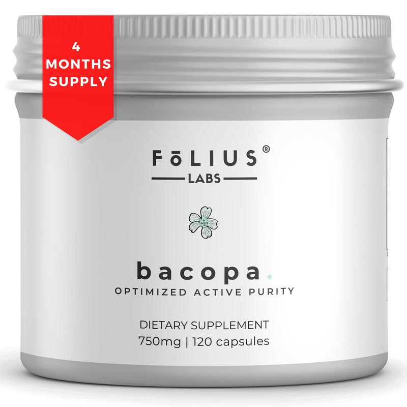 [Australia] - Bacopa Monnieri Capsules 750mg ‚Äì Herbal Supplement with 40% Bacosides Bacopa Monnieri - Helps to Support Memory and Cognitive Ability ‚Äì 120 Capsules 
