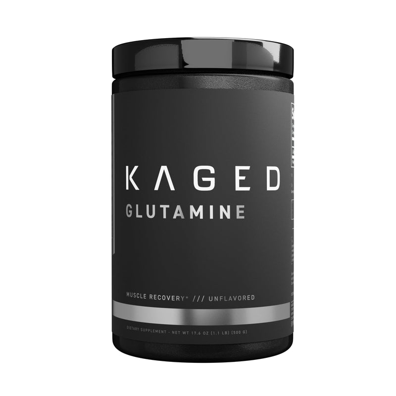 [Australia] - Kaged MUSCLE, L-Glutamine Powder 500 Gram, Vegan, Support Muscle Recovery, Post Workout, Glutamine, Banned-Substance Free, Unflavored, 100 Servings 