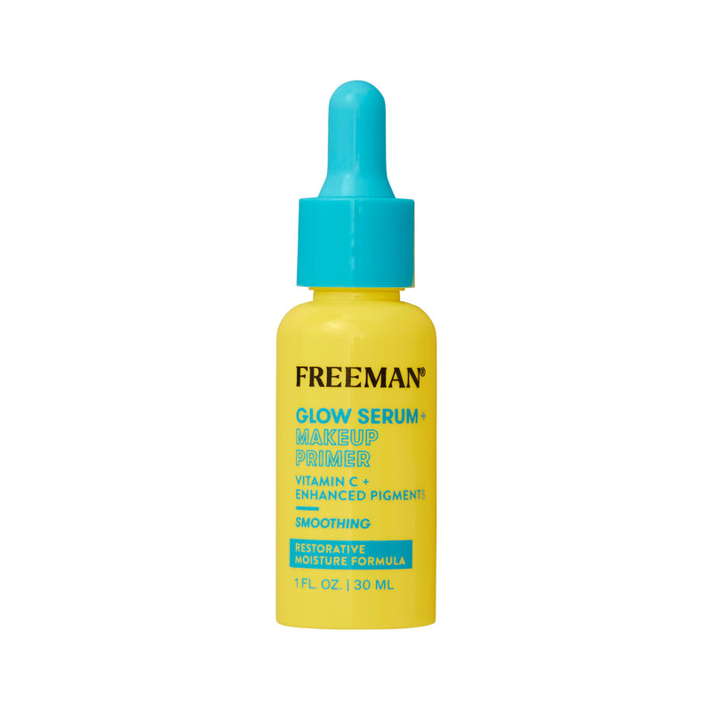 Freeman Glow Booster Serum + Makeup Primer, Vitamin C, 1.0 Fl Oz | Brighter skin with a vitamin c serum, illuminating primer and dermatologist tested