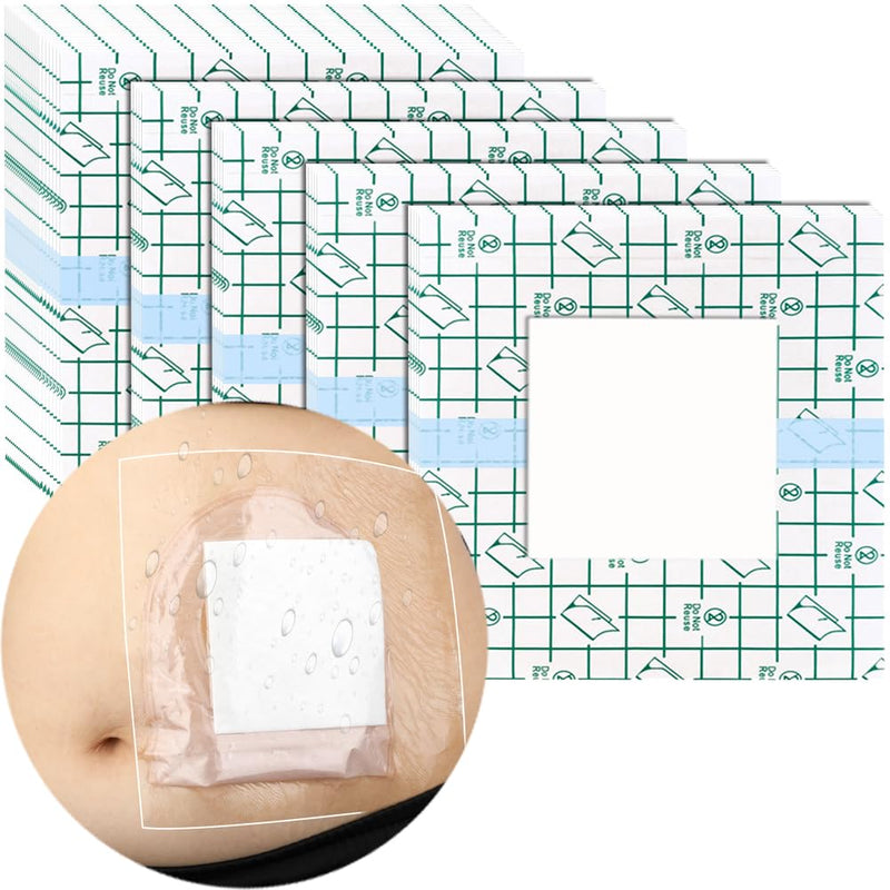 [Australia] - Waterproof Shower Cover Adhesive Bandage Ostomy Stoma Bag Protector Shield Film with Non-Stick Pad for Colostomy Ileostomy Urostomy Water Bath Barrier Men and Women 10"x12" 14Pcs 10x12 Inch (Pack of 14) 