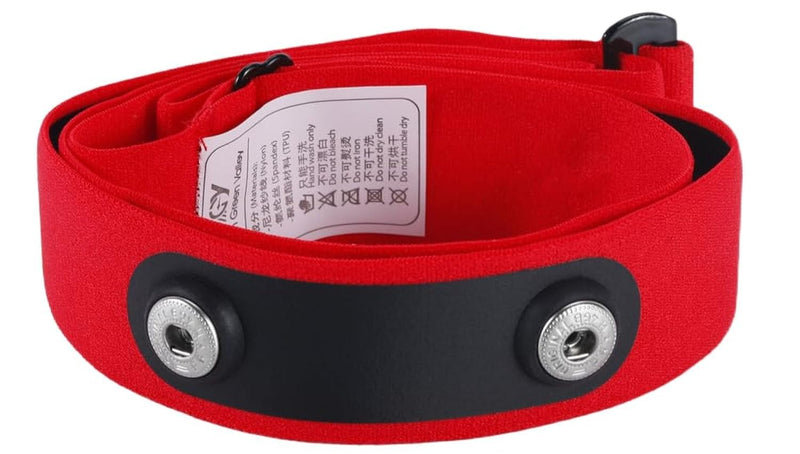 [Australia] - Heart Rate Monitor Chest Strap for myzone Replacement Strap Compatible with MYZONE MZ-3 MZ-1 Strap Medium Red 