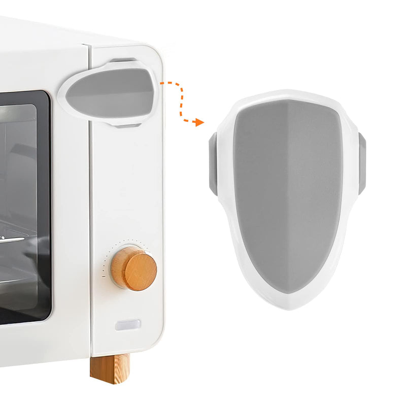 [Australia] - Oven Door Lock Child Safety,Oven Baby Proof Childproof Oven Front Lock Easy to Install and Use Heat-Resistant and Durable Material, with 3M Adhesive, No Screws or Drill（1pc, White） 1PACK 