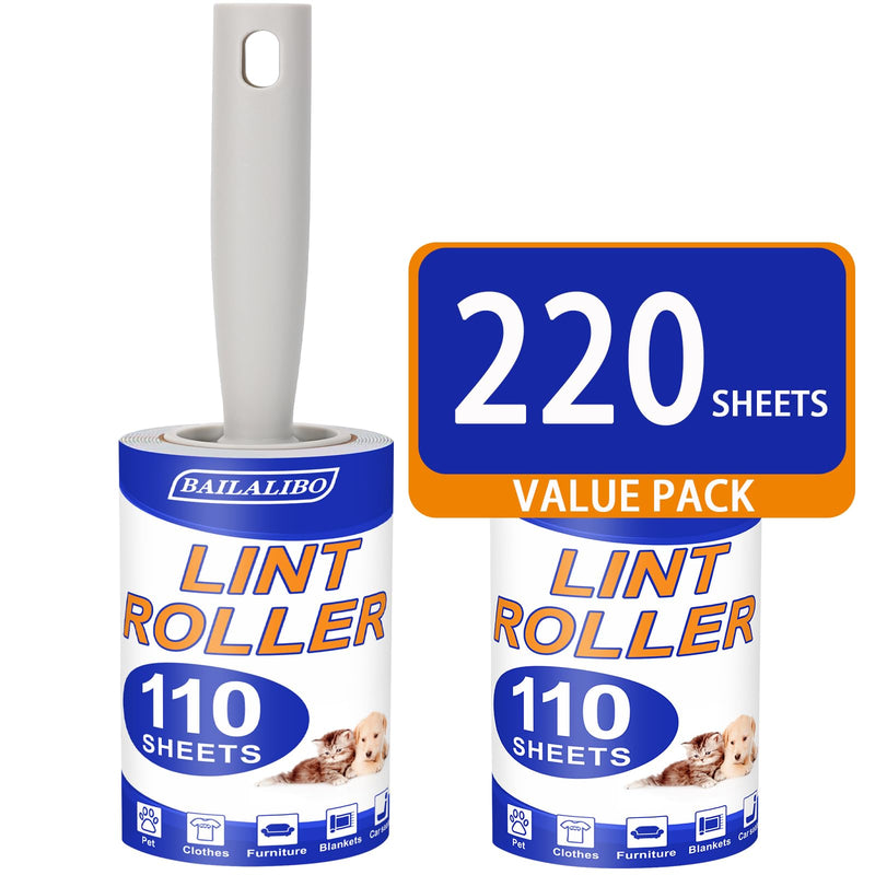 [Australia] - Lint Roller, 220 Sheets Lint Rollers for Pet Hair Extra Sticky, Lint Remover for Clothes, Couch, Carpet, Travel Lint Roller with Lint Roller Refills, Mini Stick Roller for Daily Cleaning Tool. Gary 